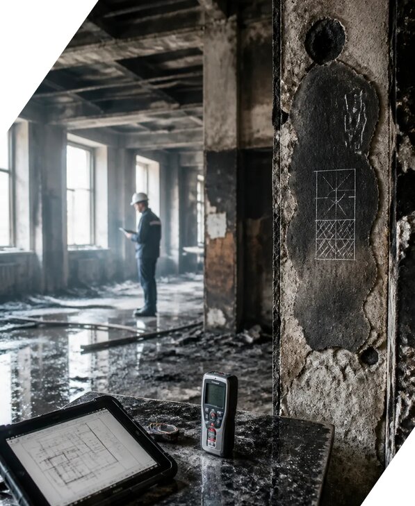 Обследование зданий после пожара в Чебаркуле от 16106 р. | ЭкспертизаРоссия